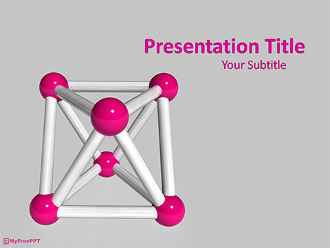 3d Molecules PowerPoint Template