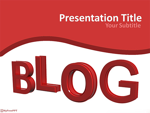 Blogging PowerPoint Template