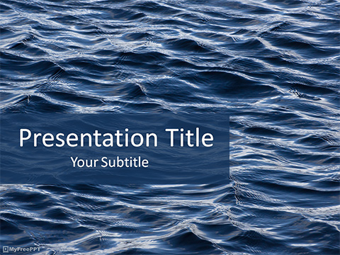 Blue Sea PowerPoint Template
