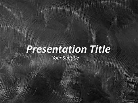 Brushed Metal PowerPoint Template