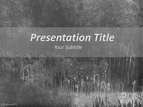 Cemented Surface PowerPoint Template