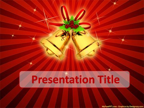 Christmas Bell PowerPoint Template