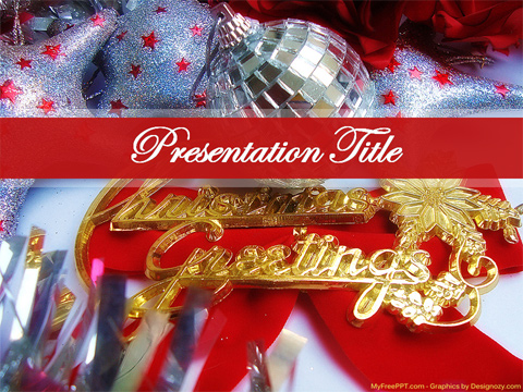 Christmas Greeting PowerPoint Template