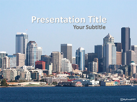 City of Seattle PowerPoint Template