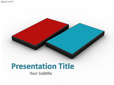 Colored CD Cover PowerPoint Template