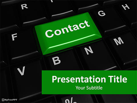 Contact PowerPoint Template