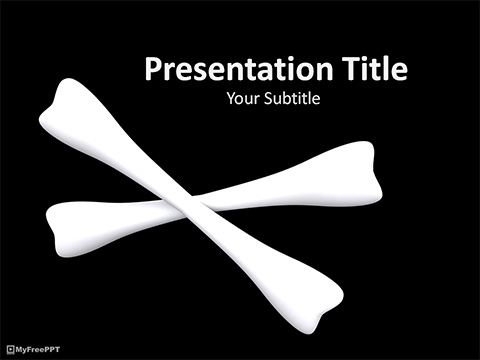 Cross Bones PowerPoint Template