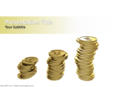 Currency Coins PowerPoint Template