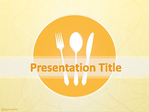 Cutlery PowerPoint Template