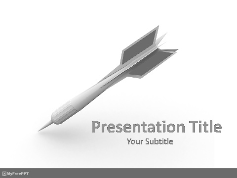 Dart Arrow PowerPoint Template