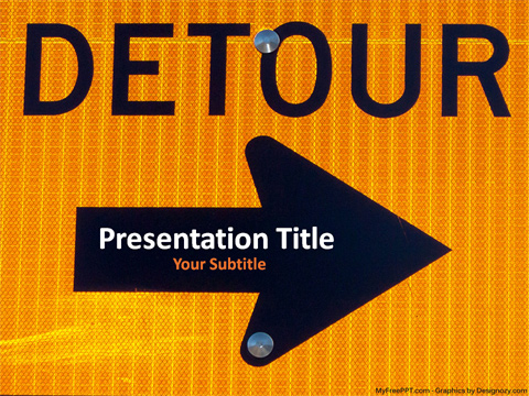 Detour PowerPoint Template