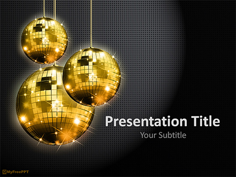 Disco Light PowerPoint Template