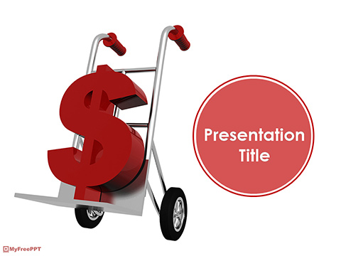 Dollar Shopping PowerPoint Template