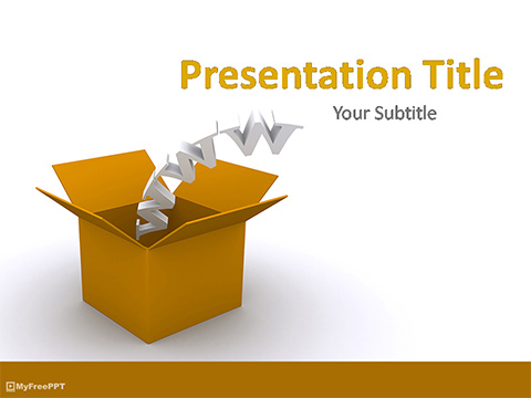 Domain Box PowerPoint Template