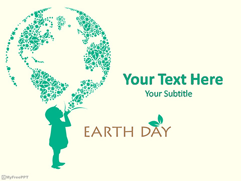 Earth Day Greeting PowerPoint Template