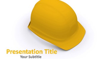 Engineer Cap PowerPoint Template