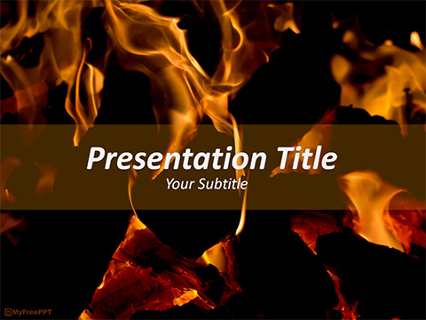 Fire PowerPoint Template