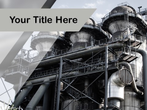 Free Industrial Factory PPT Template 