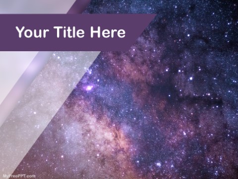 Free Star Clusters PPT Template 