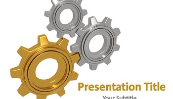 Gear Setting PowerPoint Template