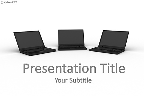 Laptops PowerPoint Template
