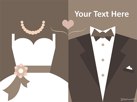 Marriage Costume PowerPoint Template