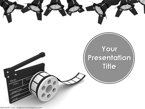 Media Entertainment PowerPoint Template