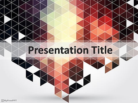 Mosaic Pattern PowerPoint Template