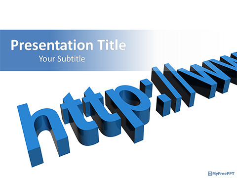 Online Domain PowerPoint Template