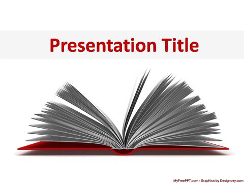 Open Book PowerPoint Template