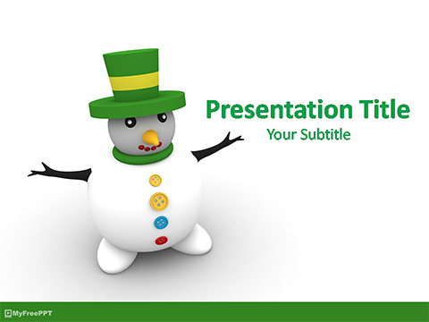 Patrick's Day Leprechaun PowerPoint Template