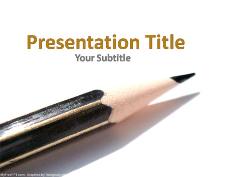 Pencil PowerPoint Template