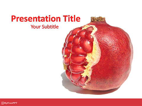 Pomegranate PowerPoint Template