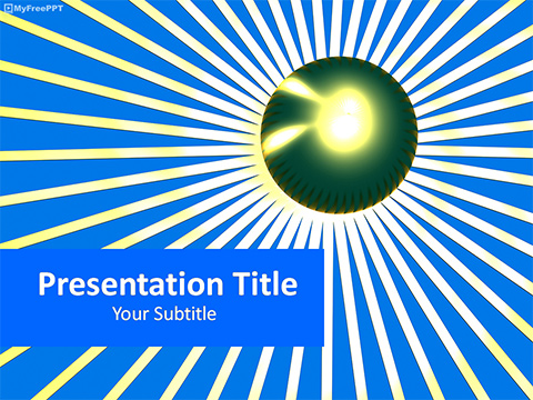 Retro Sunburst PowerPoint Template