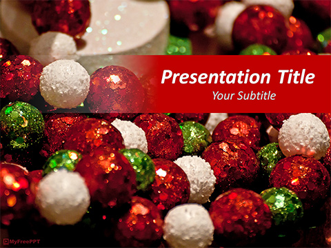 Sparkle Balls PowerPoint Template