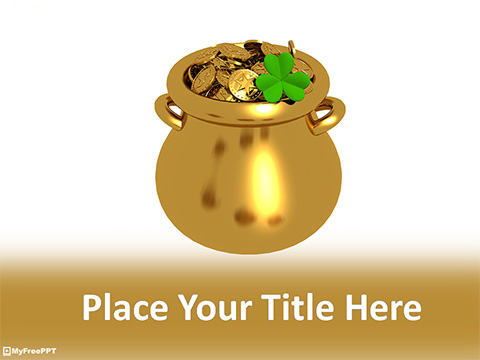 St. Patrick’s Day Cauldron PowerPoint Template