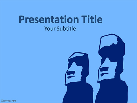 Statue PowerPoint Template