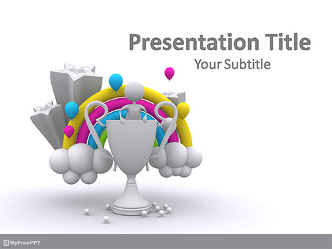 Success Celebration PowerPoint Template