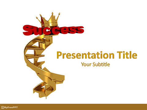Success Stairs PowerPoint Template