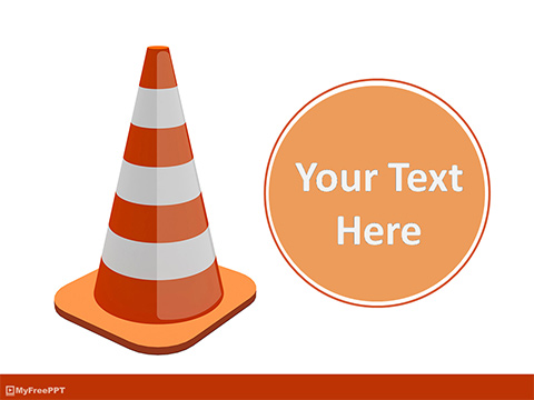 Traffic Cone PowerPoint Template