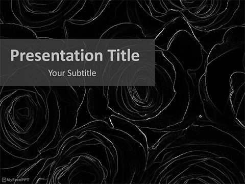 Urban Roses PowerPoint Template