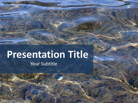 Water Reflection PowerPoint Template