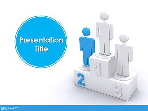 Winners Ranking PowerPoint Template